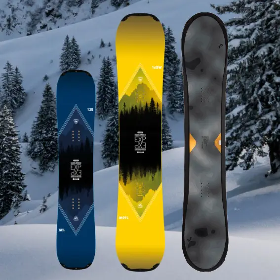 Silver Snowboard